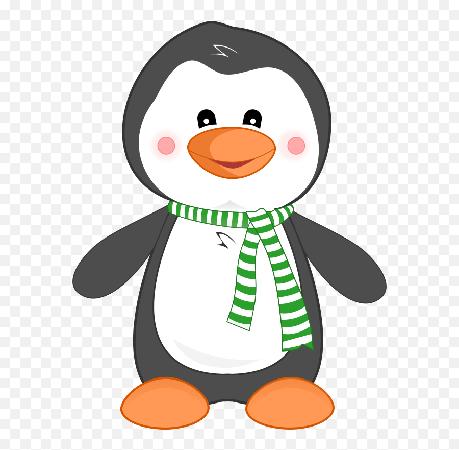 Cute Cartoon Penguin Clipart - Cute Penguin Clipart Emoji,Penguin Clipart