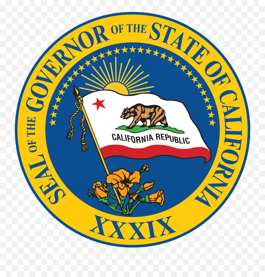 Seal Of The 39th Governor Of - Emblem Emoji,California Png
