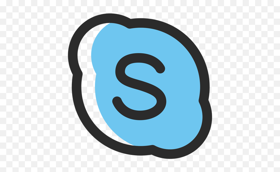 Skype Colored Stroke Icon - Charing Cross Tube Station Emoji,Skype Logo