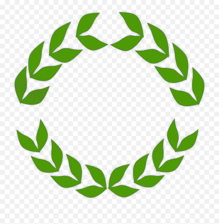 Wreath Clipart Free Image - Green Leaf Vine Clipart Png Emoji,Wreath Clipart