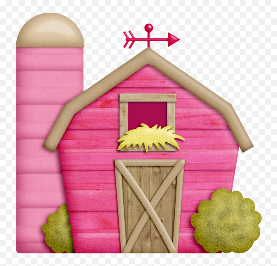39 Clip Ideas - Pink Barn Clipart Emoji,Farm Clipart