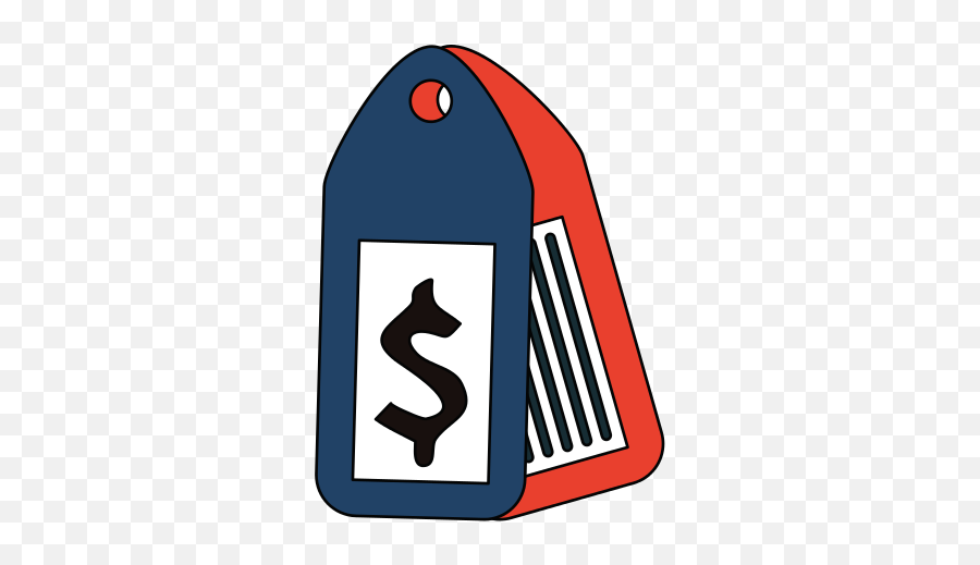 Price Tag Vector Illustration Design - Price Tag 550x550 Vertical Emoji,Price Tag Clipart