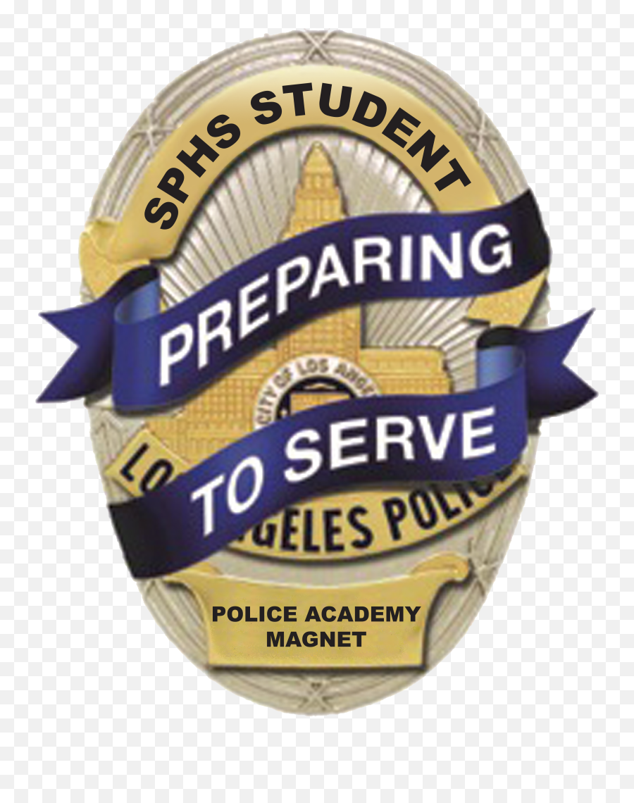 San Pedro Senior High Police Academy - Label Emoji,Lapd Logo
