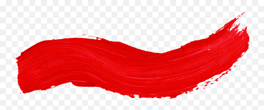 Red Brush Stroke Png Transparent - Red Brush Stroke Png Emoji,Brush Stroke Png