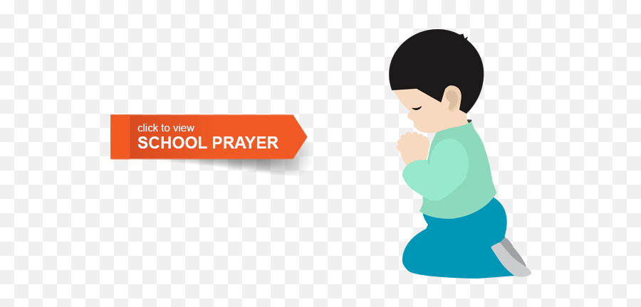 Pray Clipart School Prayer - School Prayer Pic In Cartoon Emoji,Prayer Clipart