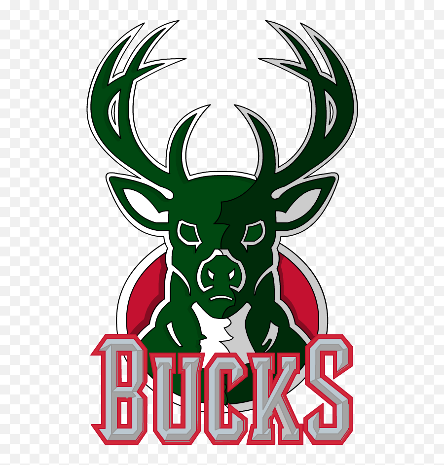 Download Hd Buckslogowithwordmark - Milwaukee Bucks Emoji,Milwaukee Bucks Logo