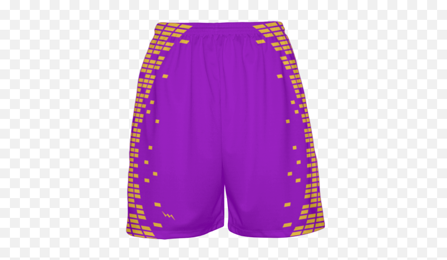 Smash Basketball Shorts Gold Purple - Basketball Shorts Emoji,Purple Lightning Png