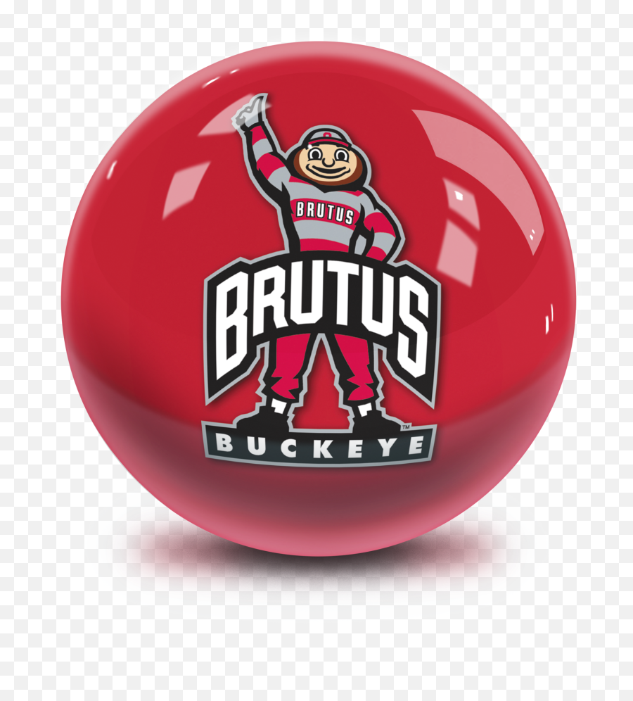 Ncaa Collegiate Ohio State Buckeyes Bowling Ball - Ohio State Brutus Emoji,Ohio State Logo