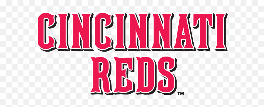 Cincinnati Reds Wordmark Logo - Reds Baseball Emoji,Cincinnati Reds Logo