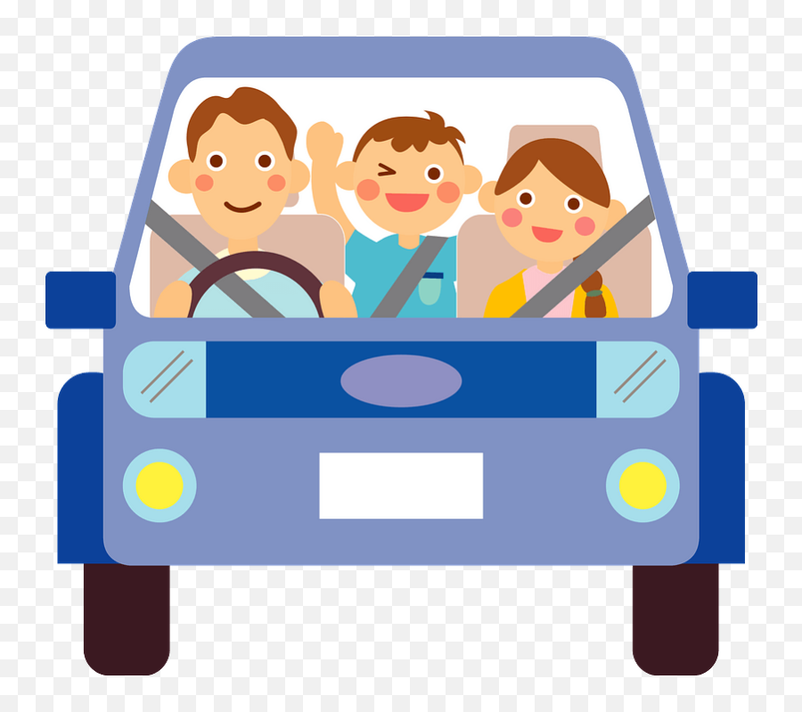 Car For A Road Trip Clipart - Happy Emoji,Clipart Car