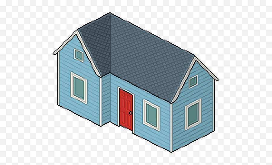 Create An Isometric Pixel Art House In Adobe Photoshop Emoji,Isometric Grid Png