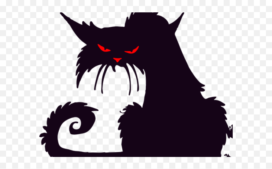 Download Grumpy Cat Clipart Png - Halloween Black Cat Full Emoji,Black Cat Clipart Png