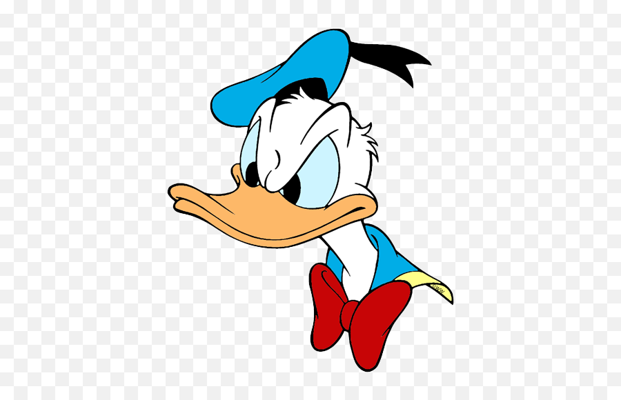 Download Donald Duck Clipart Duck Face - Donald Duck Angry Emoji,Angry Mouth Clipart