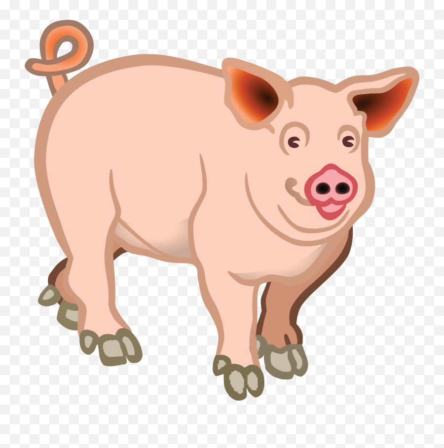 Library Of Pigs Clipart Royalty Free - Hog Clipart Png Emoji,Pig Clipart