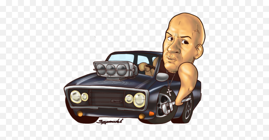 Download Vin Diesel Illustration - Icon Game Facebook Emoji,Facebook Emojis Png