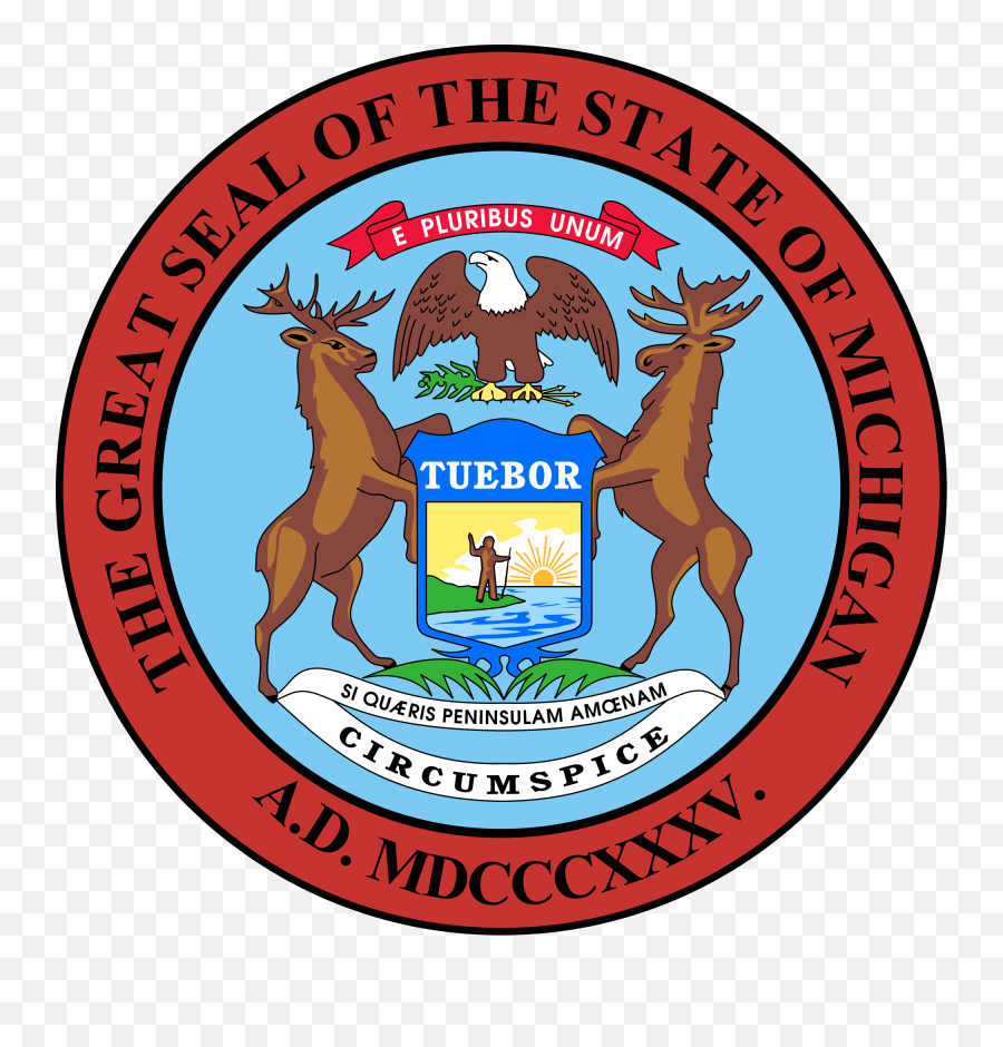 Michigan House Of Representatives - Wikipedia State Seal Of Michigan Emoji,Michigan Logo