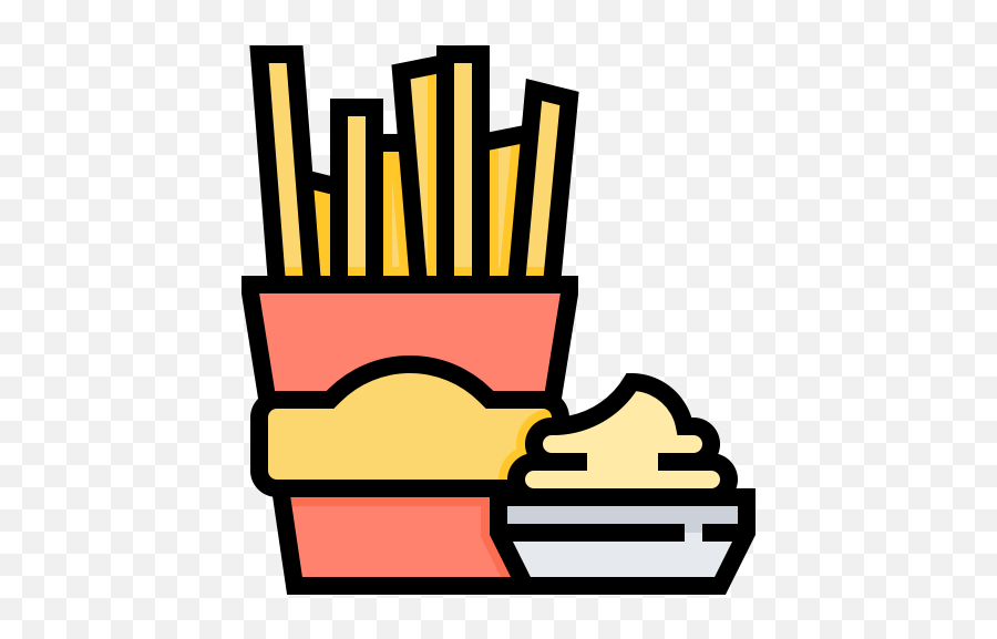 Fast Food French Fries Snacks Icon - Free Download Food And Snack Png Emoji,Fries Png