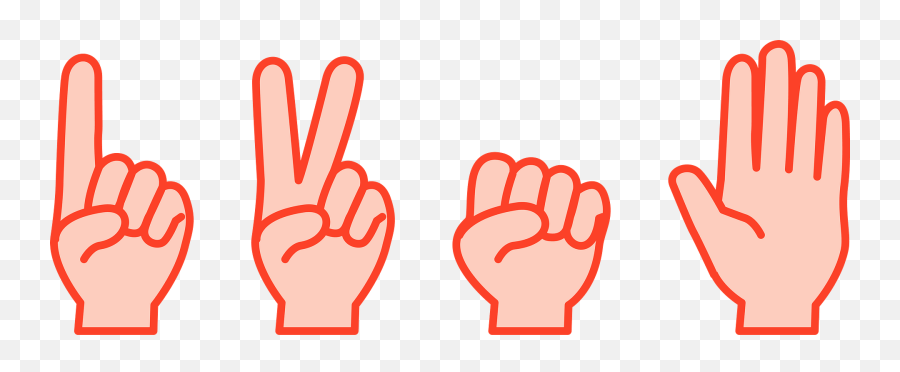 Hands Clipart - V Sign Emoji,Hands Clipart