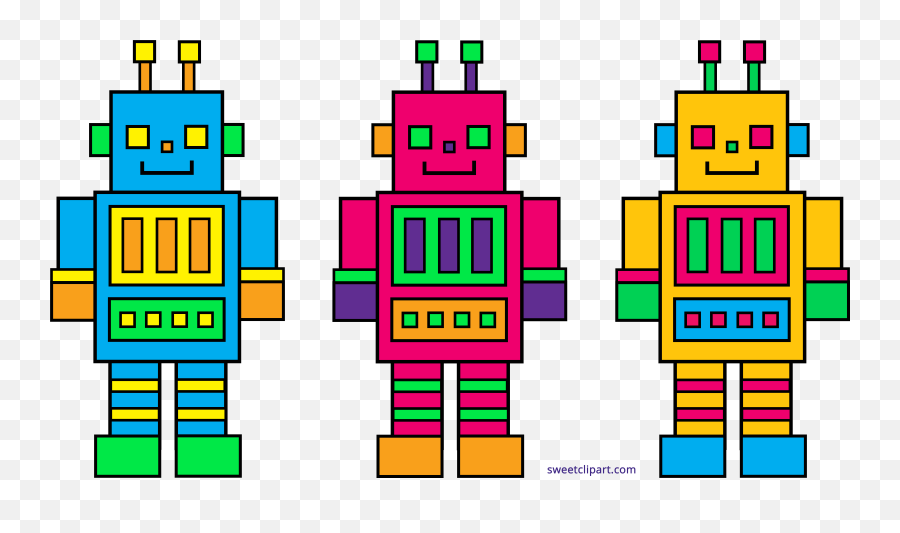 Toy Clipart Robot Toy Robot - Square Robot Clipart Emoji,Robot Clipart