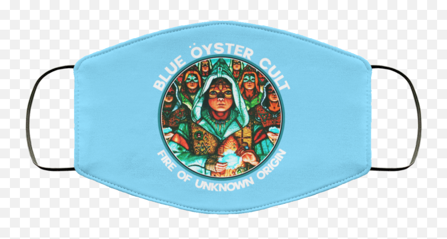 Unknown Origin Face Mask Emoji,Blue Oyster Cult Logo