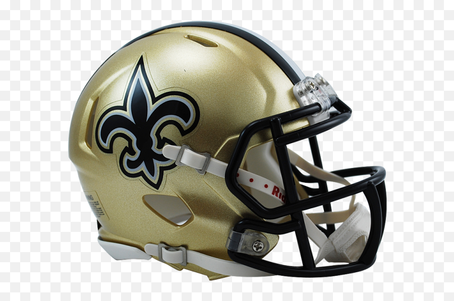 New Orleans Saints Replica Mini Speed - New Orleans Saints Mini Helmet Emoji,New Orleans Saints Logo