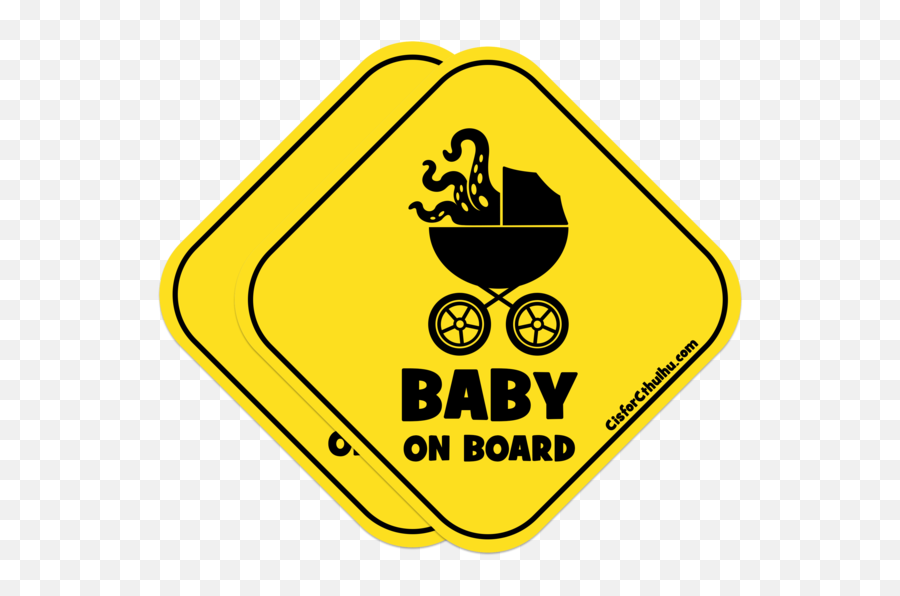C Is For Cthulhu Baby - Baby On Board Cthulhu Emoji,Cthulhu Logo