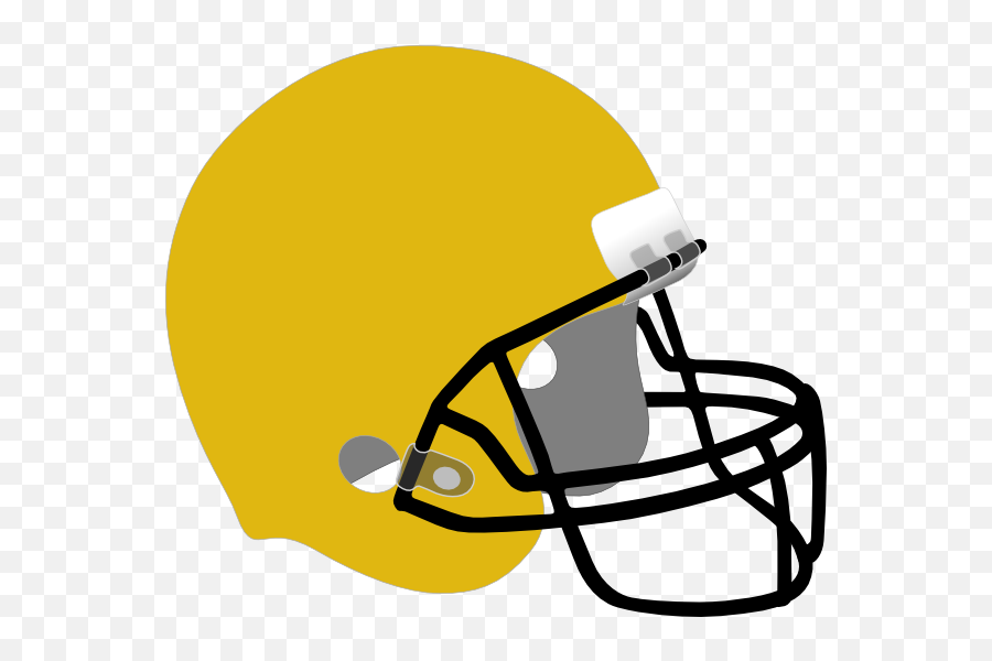 Gold Football Helmet Clipart - Football Helmet Clipart Transparent Emoji,Football Helmet Clipart