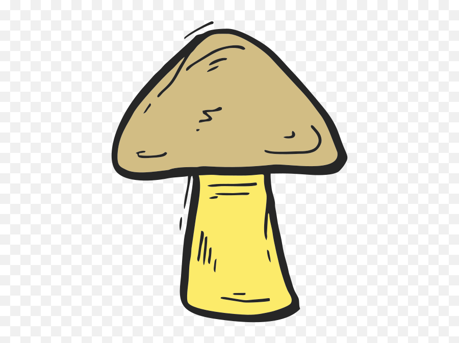Mushroom Clipart Free Svg File - Wild Mushroom Emoji,Mushroom Clipart