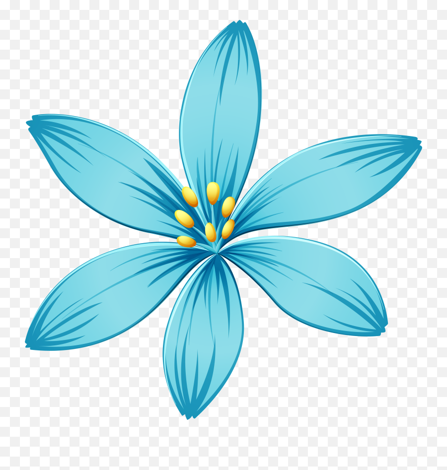 Dark Flowers Png - Blue Flower Png Emoji,Flower Transparent