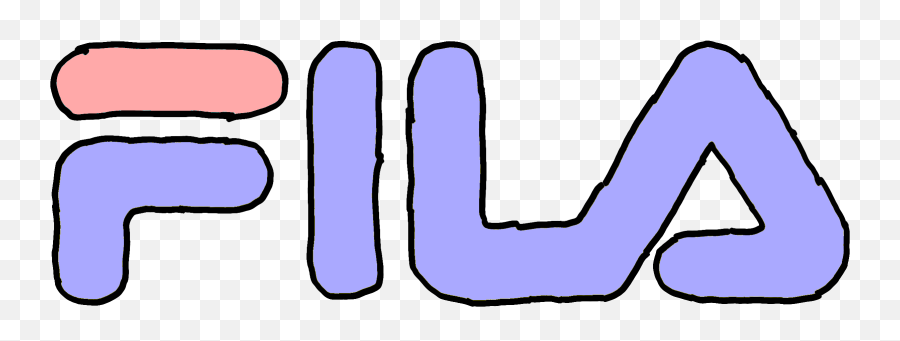 Fila Logo Pastell Blau Sticker - Dot Emoji,Fila Logo