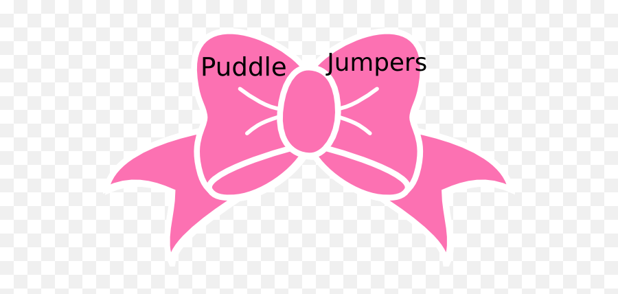 Hot Pink Bow Lfr Clip Art At Clkercom - Vector Clip Art Clipart Pink Bow Emoji,Puddle Clipart