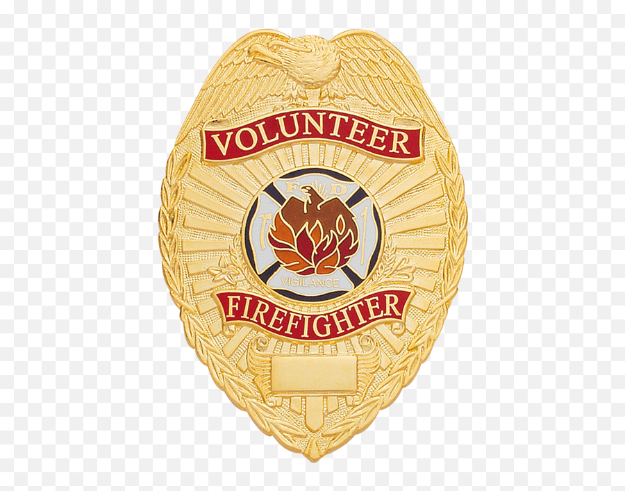 Volunteer Firefighter Badge - W53 Badge And Wallet Solid Emoji,Firefighter Logo