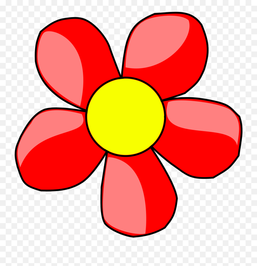 Kindergarten Clipart Flower Kindergarten Flower Transparent - Red Flower Clipart Emoji,Kindergarten Clipart