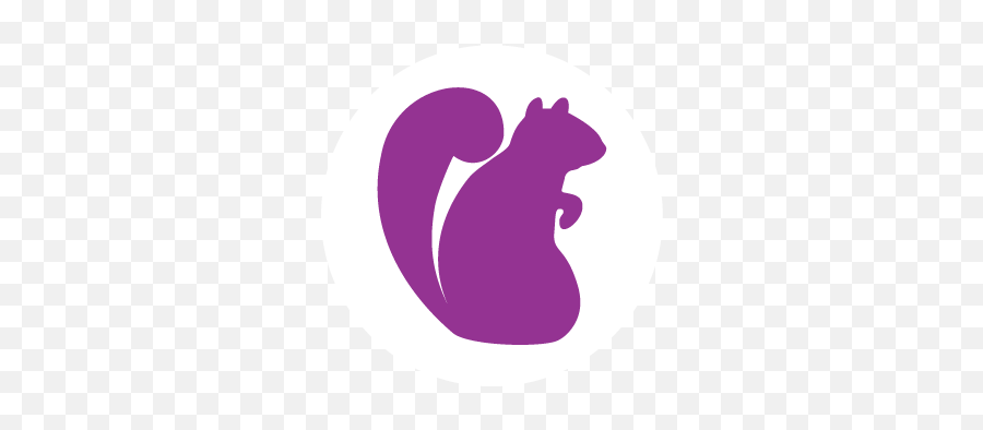 Purple Squirrel Virect Emoji,Squirrel Logo