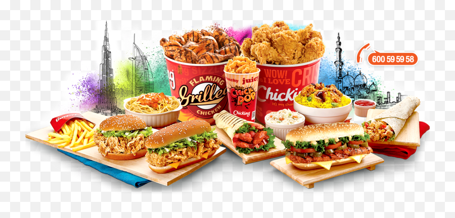 Fast Food Junk Food Hamburger Fried Chicken Kfc - Fast Food Emoji,Hamburger Menu Png