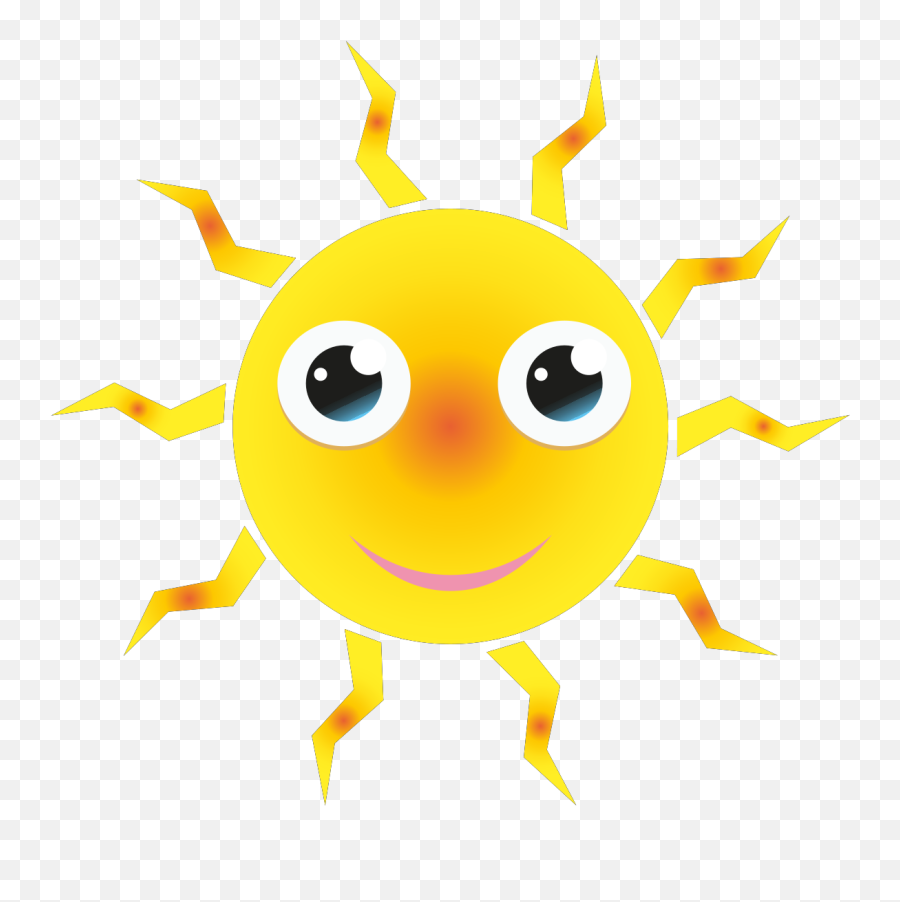 Sun Cartoon Svg Vector Sun Cartoon Clip Art - Svg Clipart Emoji,Cartoon Sun Png