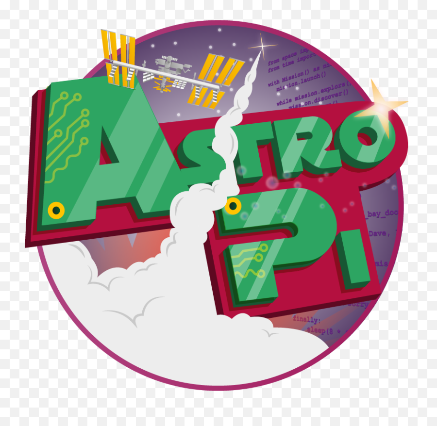 Iss For Astro Pi Mission Space Lab - Raspberry Pi Astro Pi Emoji,Raspberry Pi Logo