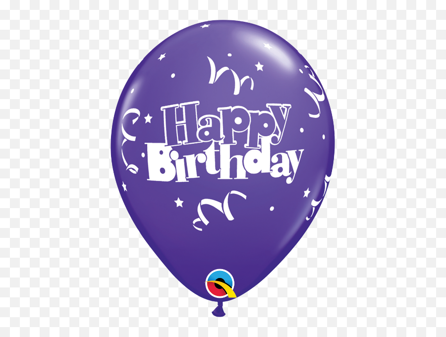 10 Png Happy Birthday Balloon - Birthday Purple Balloons Png Emoji,Transparent Vs Translucent