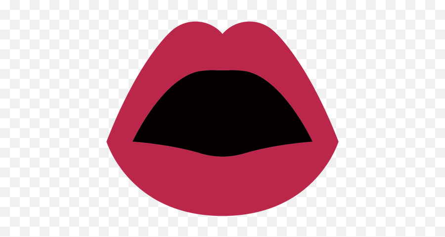 Open Mouth Red Lipstick Flat Transparent Png U0026 Svg Vector Emoji,Lips Emoji Png