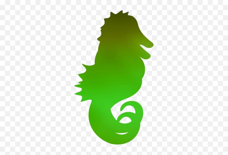 Transparent Colorful Green Seahorse - Language Emoji,Seahorse Clipart