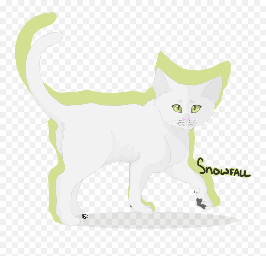 Download Hd Snowfall - Domestic Shorthaired Cat Transparent Emoji,Snowfall Clipart