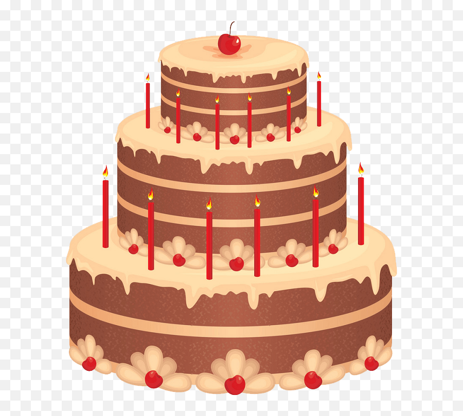 Birthday Cake Clipart 1 - Clipart World Emoji,Happy Birthday Cake Clipart
