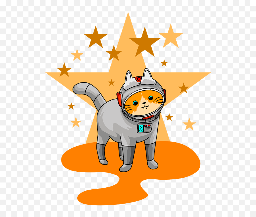 Funny Cartoon Cat Astronaut In Space Kids Gifts Adult Pull Emoji,Kid Astronaut Clipart