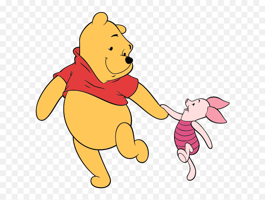 Friend Clipart Walking - Winnie Pooh Png Download Full Winnie The Pooh And Piglet Emoji,Friend Clipart