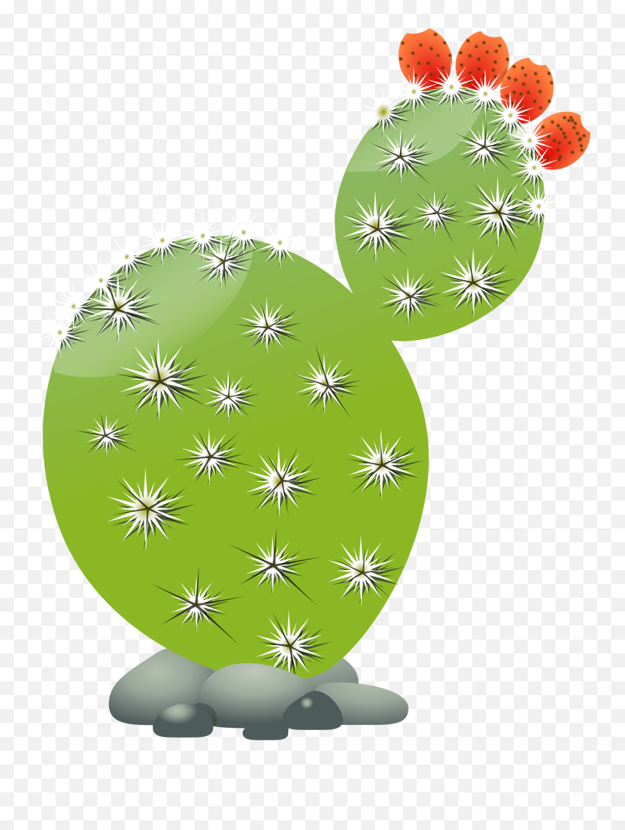 Prickly Pear Cactus Clipart - Cactus Clip Art Emoji,Cactus Clipart