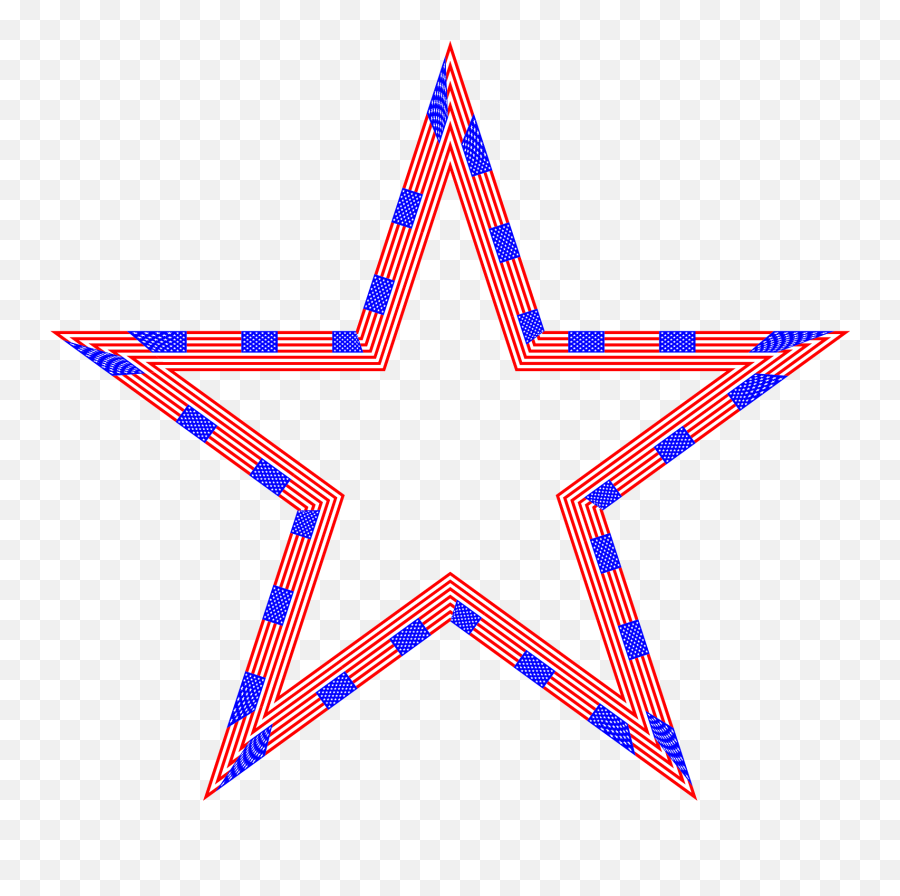 Trianglesymmetryangle Png Clipart - Royalty Free Svg Png American Flag Star Clipart Free Emoji,Independence Day Clipart