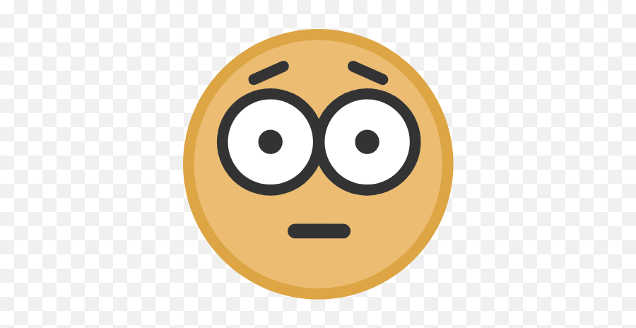 Yellow Shocked Face Graphic - Happy Emoji,Shocked Emoji Png