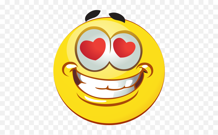 Heart Eyes Emoji Decal - Emoticon,Heart Eyes Emoji Png