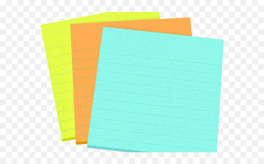 Post It Clipart Piece Paper - Paper Full Size Png Download Horizontal Emoji,Piece Of Paper Png