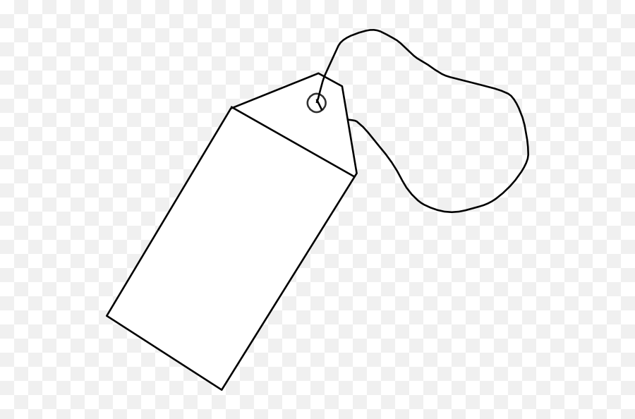 Blank Tag Clip Art At Clkercom - Vector Clip Art Online Baggage Emoji,Price Tag Clipart